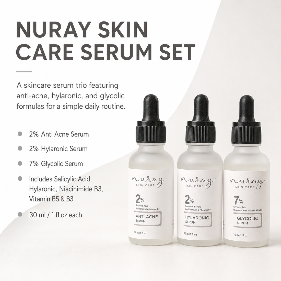 Nuray Ultimate Serum Trio