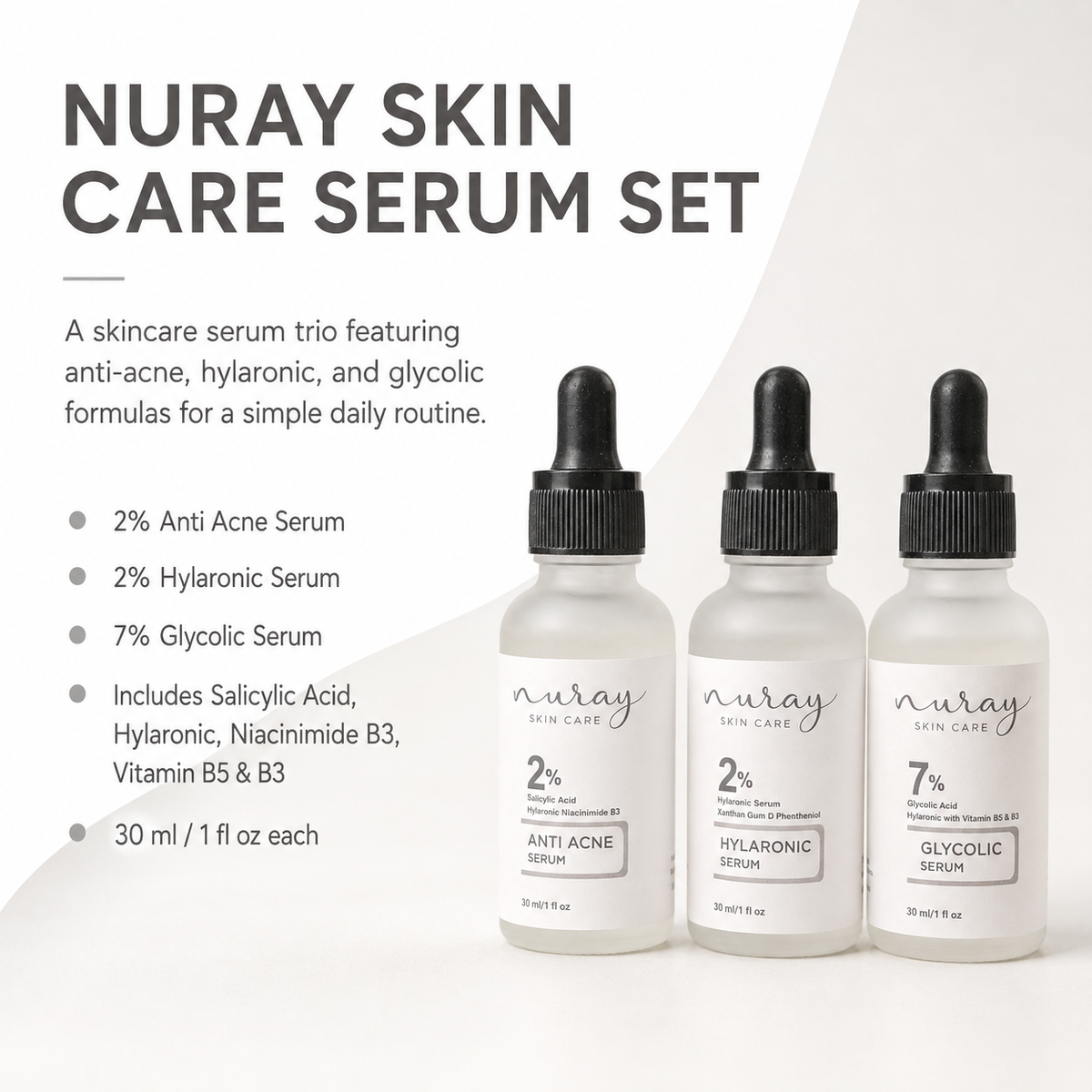 Nuray Ultimate Serum Trio