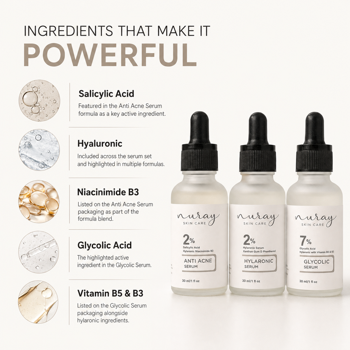 Nuray Ultimate Serum Trio
